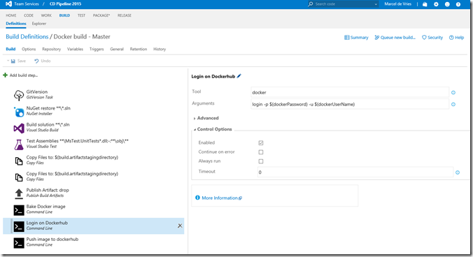 login to dockerhub